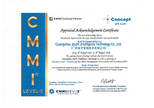 CMMI-3级认证